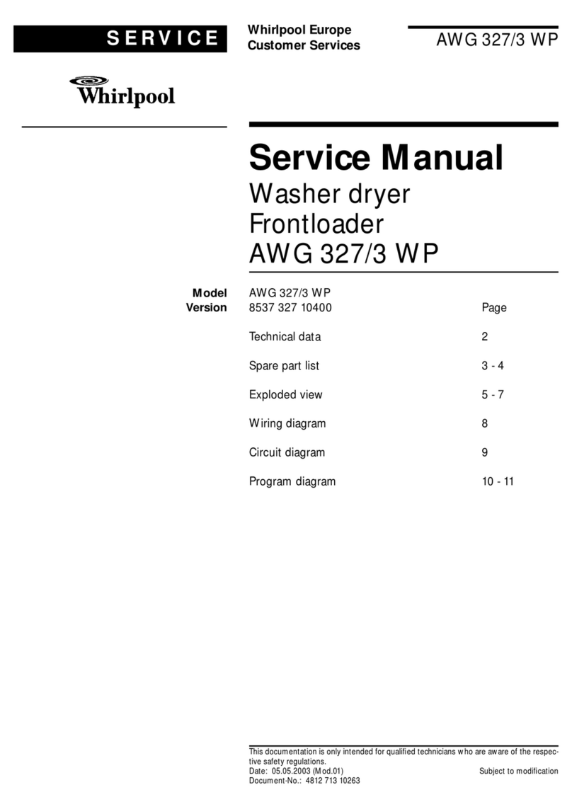 Whirlpool AWG 327/3 WP User manual