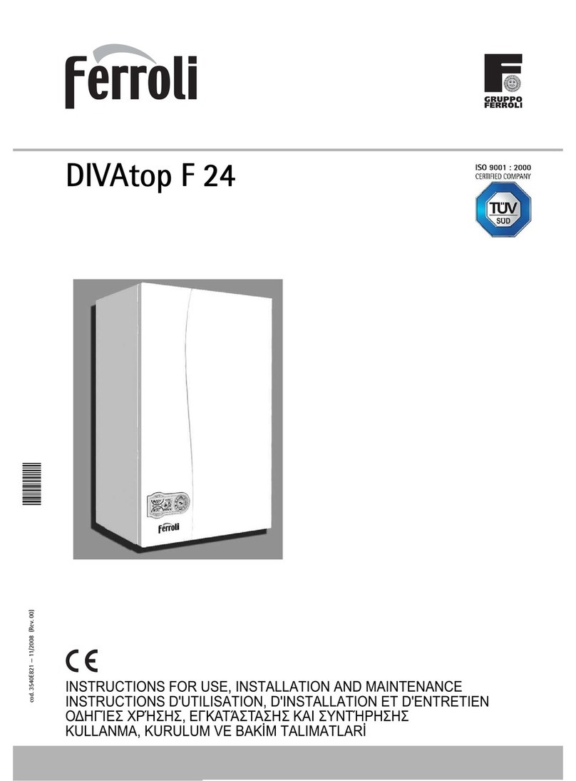 Ferroli Divatop ST F 24 Troubleshooting guide