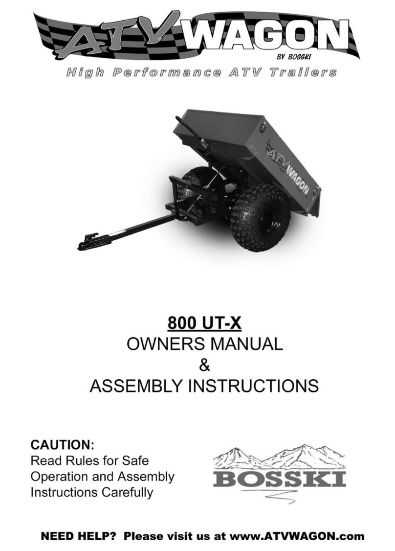 Bosski 800 UT-X Use and care manual