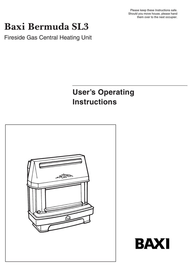 Baxi Bermuda SL3 Operation instructions Baxi Bermuda SL3 Operation instructions