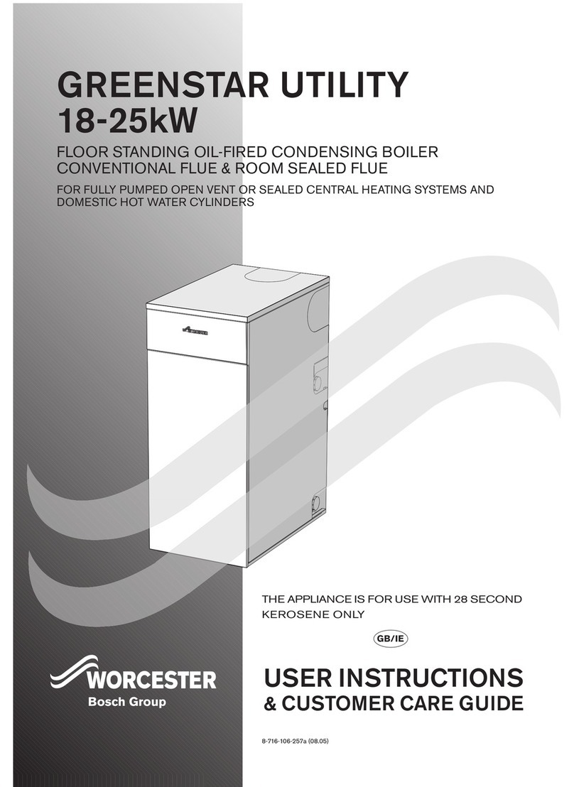 Worcester Greenstar Danesmoor 25kW User instructions