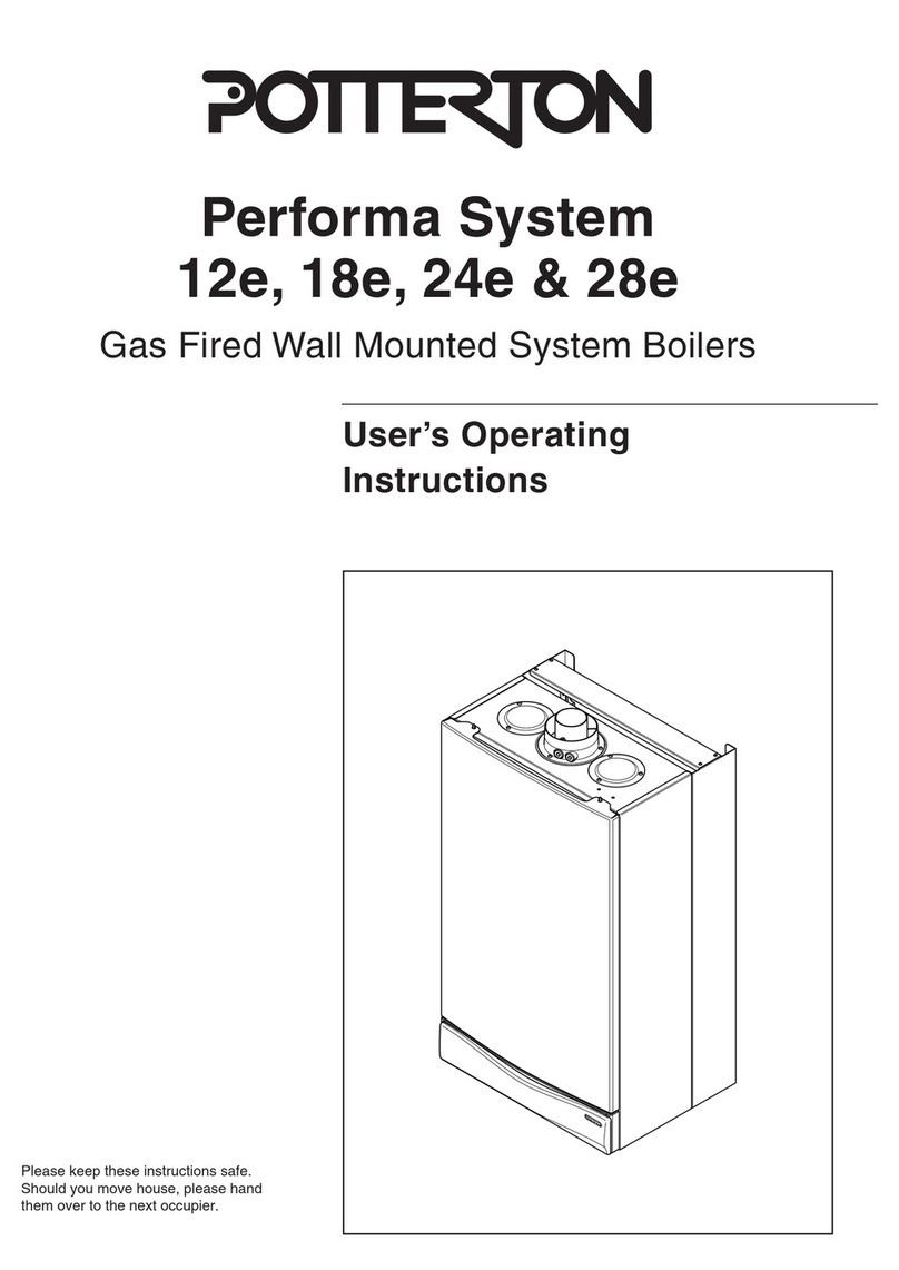 Potterton Performa System 28e Operation instructions