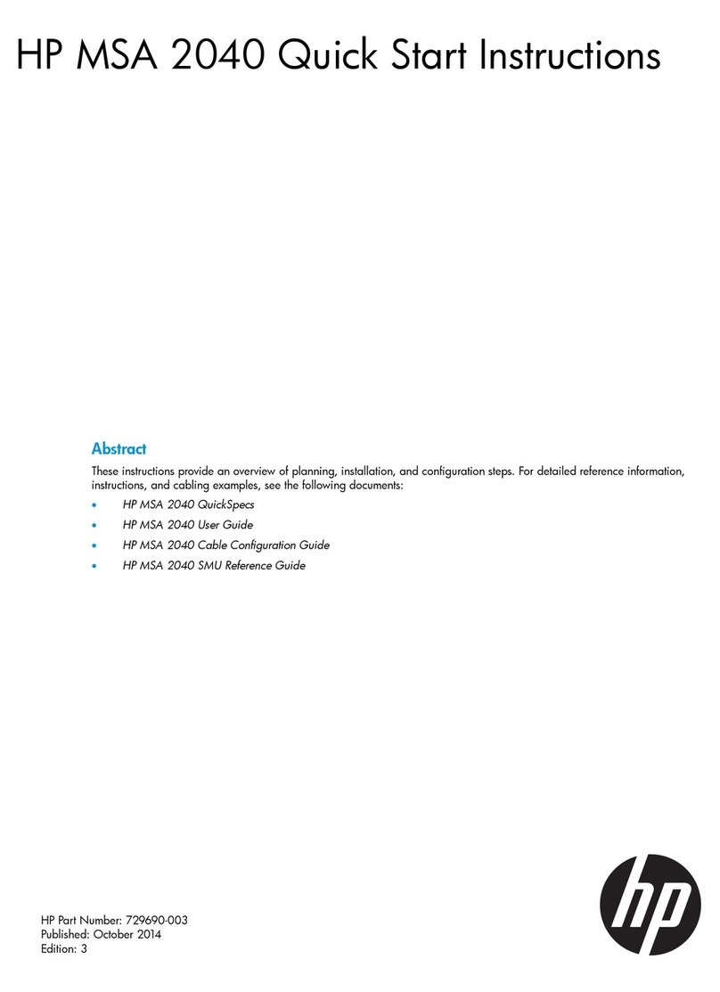 HP MSA 2040 Programming manual HP MSA 2040 Programming manual