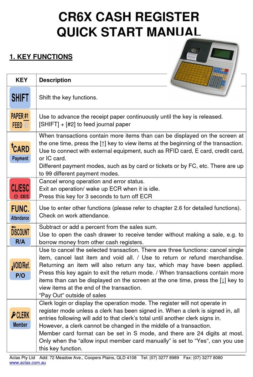 ACLAS CR6X Quick start manual