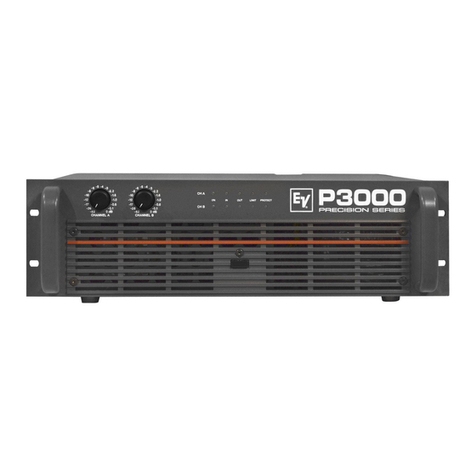 Electro-Voice Precision P3000 Service manual