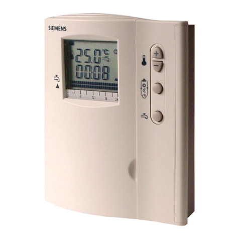 Siemens RDE10.1DHW User manual