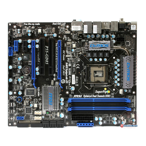 MSI P55-GD85 series instruction manual