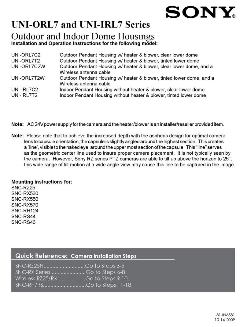Sony UNI-IRL7 Series User manual