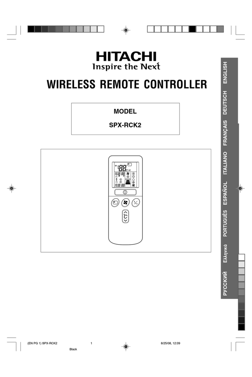 Hitachi SPX-RCK2 instruction manual