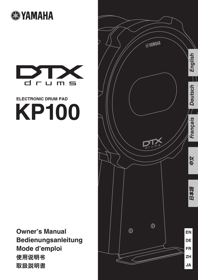Yamaha KP100 User manual