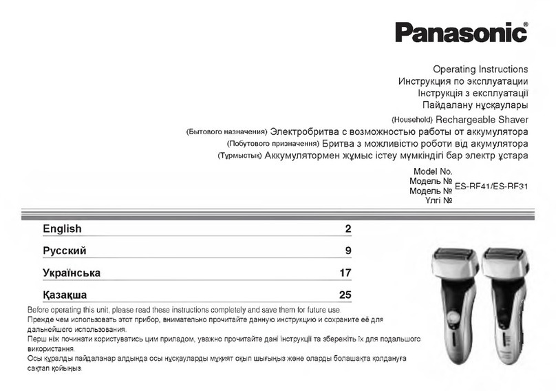 Panasonic ES-RF41 User manual