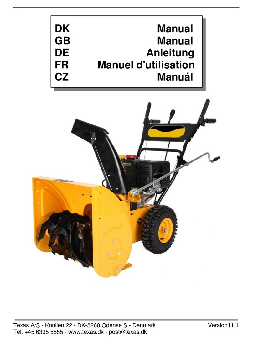 Texas Snow Buster 650E manual