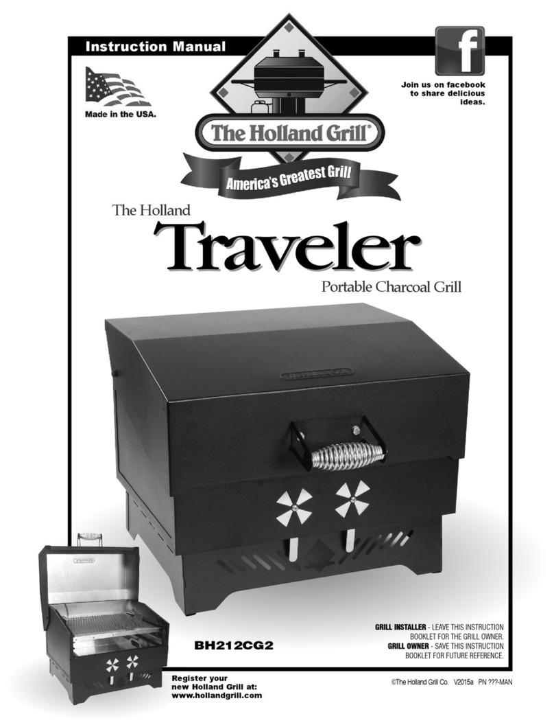 Holland traveler instruction manual