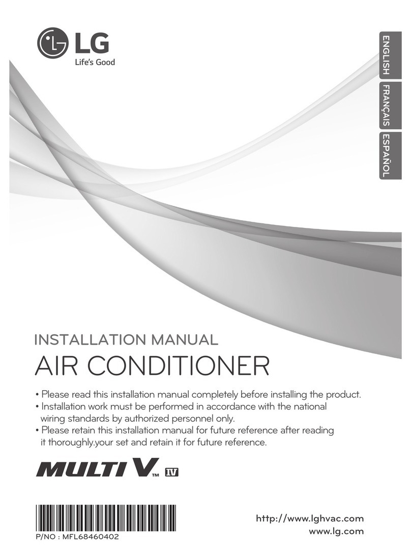 LG MULTI V ARUN***CTE4 User manual