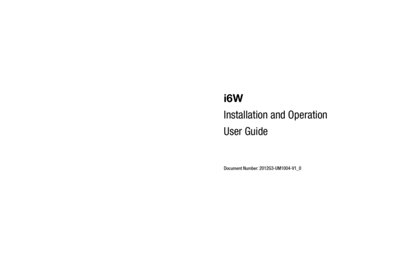 Intellian i6W Installation and operation user guide Intellian i6W Installation and operation user guide