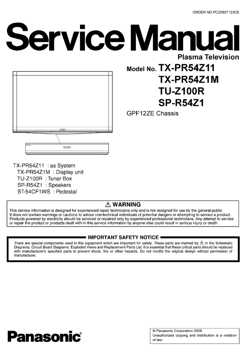 Panasonic SP-R54Z1 User manual