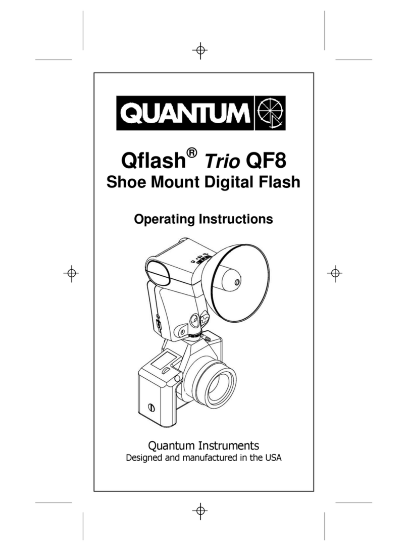 Quantum Qflash Trio QF8 operating instructions