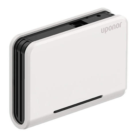 Uponor Smatrix Wave Plus Uahome Module R-167 Installation and operation manual