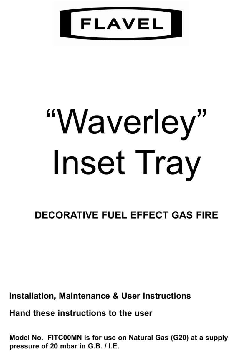 Flavel "Waverley" Inset Tray FITC00MN Installation, maintenance & user instructions Flavel "Waverley" Inset Tray FITC00MN Installation, maintenance & user instructions