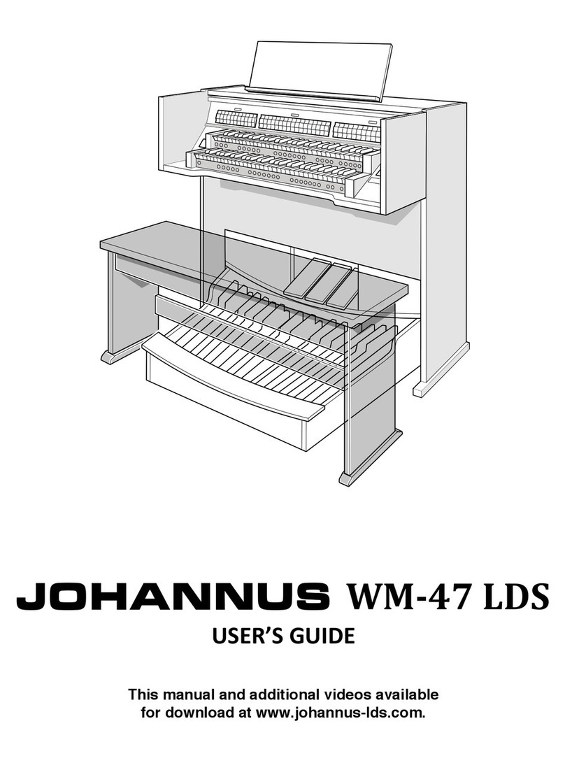 Johannus WM-47 LDS user guide