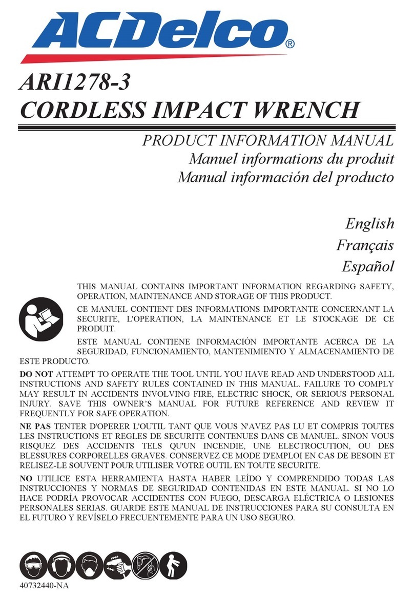 ACDelco ARI1278-3 Product information manual