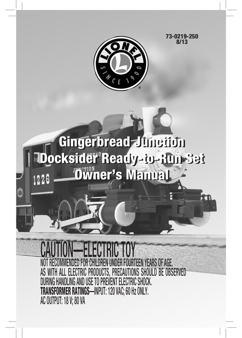 Lionel Gingerbread Junction Docksider owner's manual