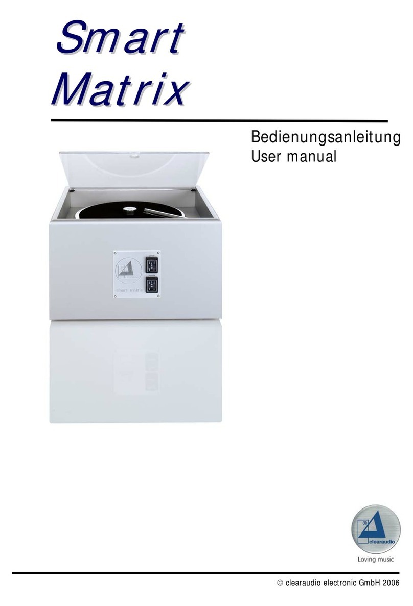 Clearaudio Smart Matrix User manual