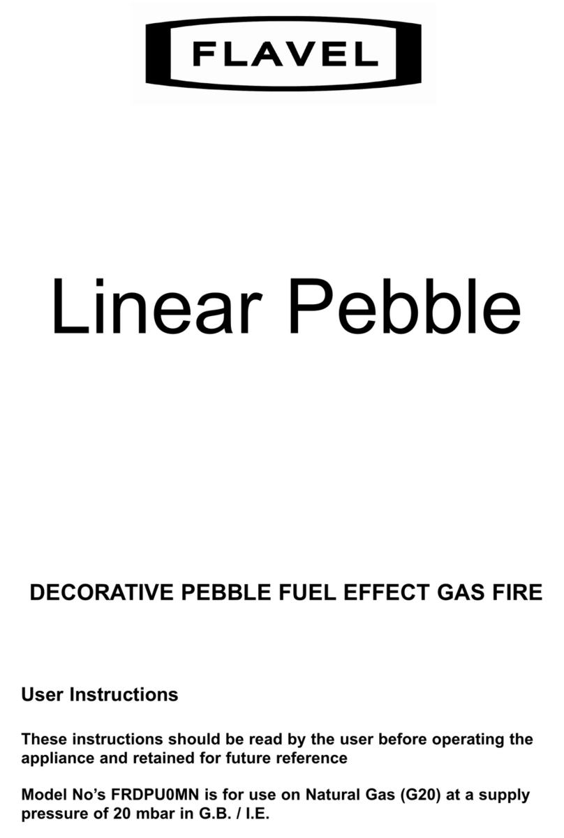 Flavel Linear Pebble FRDPU0MN User manual