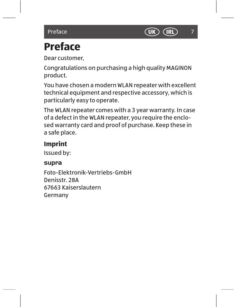 Supra WLR-510 User manual