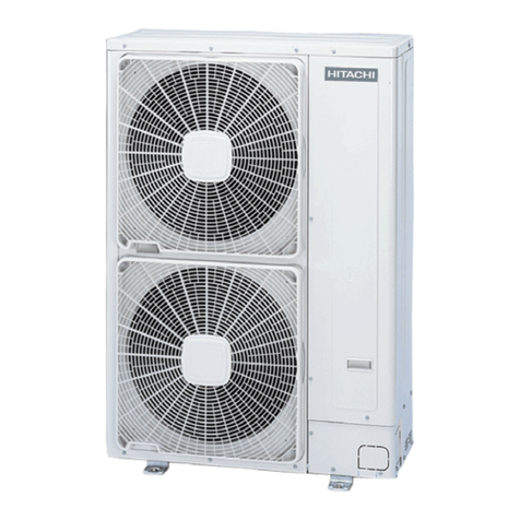 Hitachi RAS-4HRNS3E Installation and operation manual