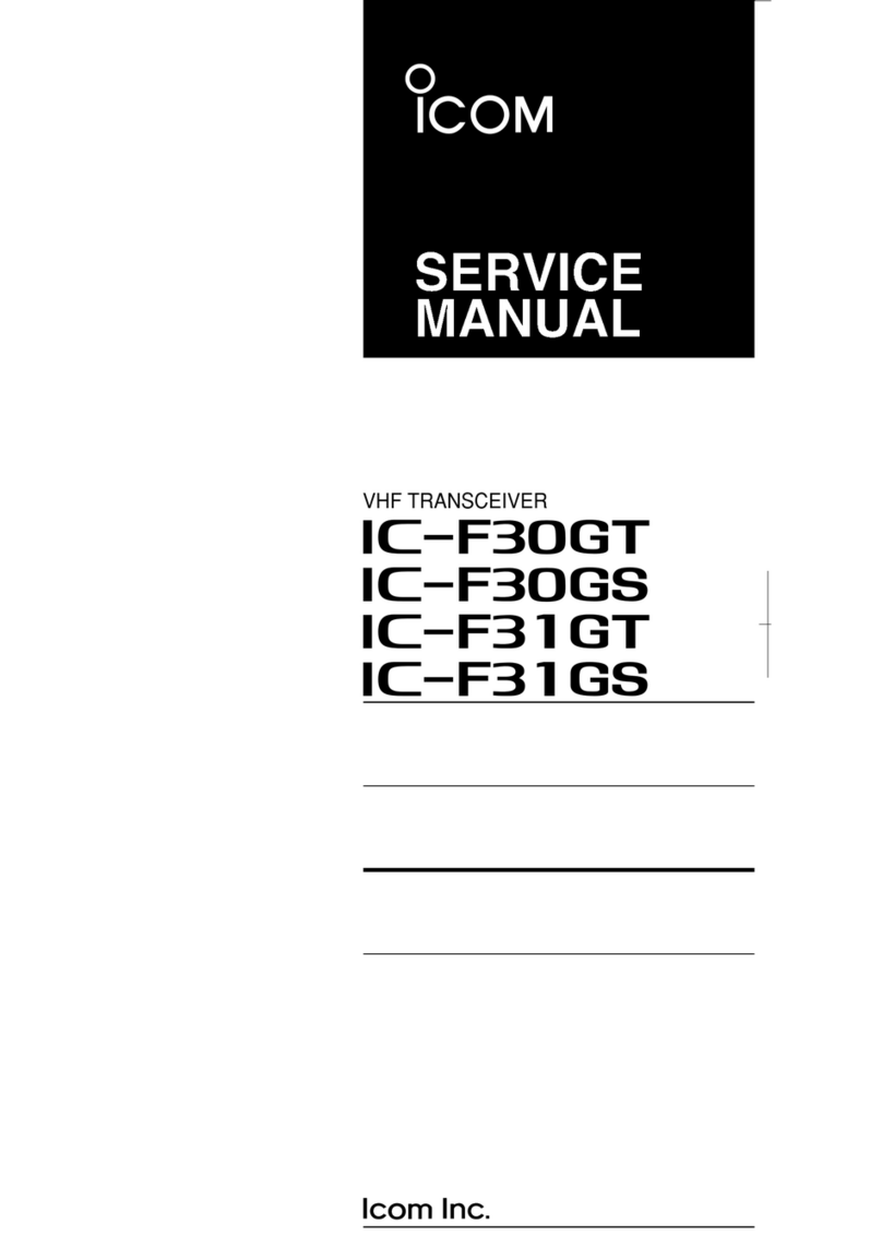 Icom IC-F31GS Servise manual