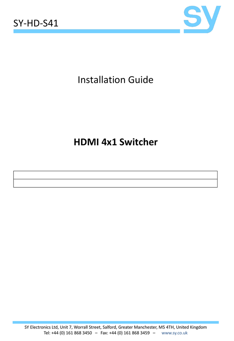 SY SY-HD-S41 User manual