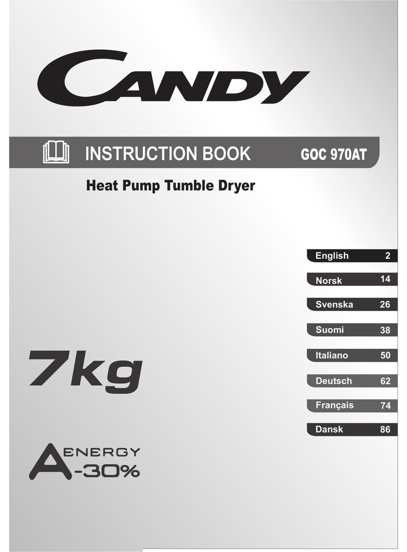 Candy GOC 970AT User manual