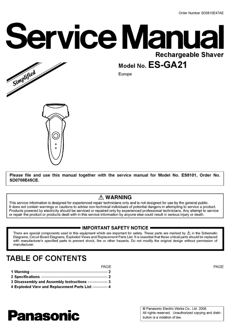 Panasonic ES?GA21 Instructions for use