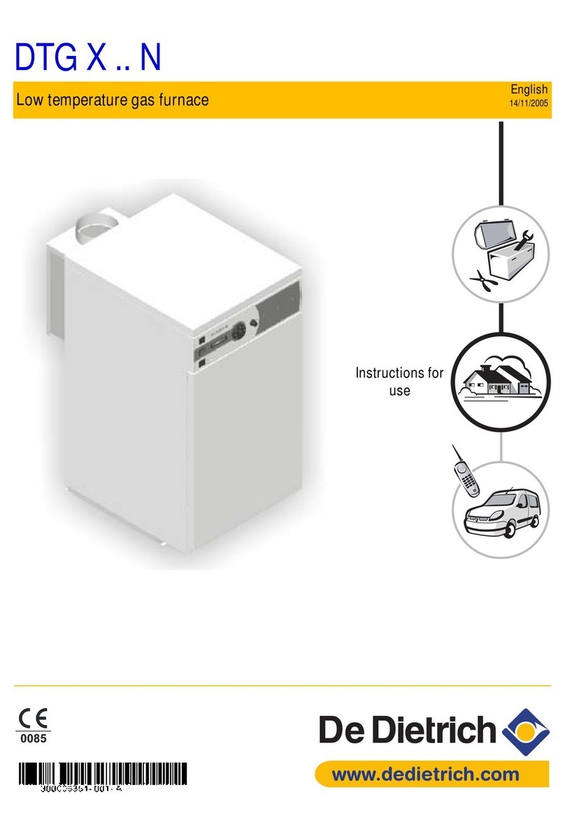 DeDietrich DTG X..N Instructions for use