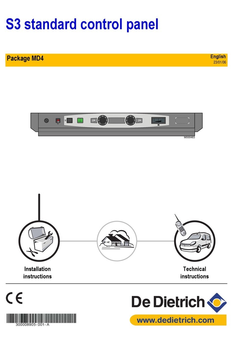 DeDietrich S3 User manual