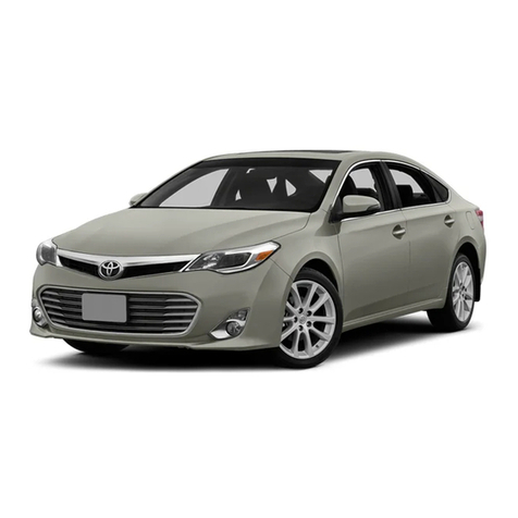Toyota Avalon 2014 User manual Toyota Avalon 2014 User manual