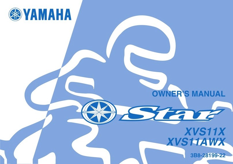 Yamaha 2008 XVS11AWX owner's manual