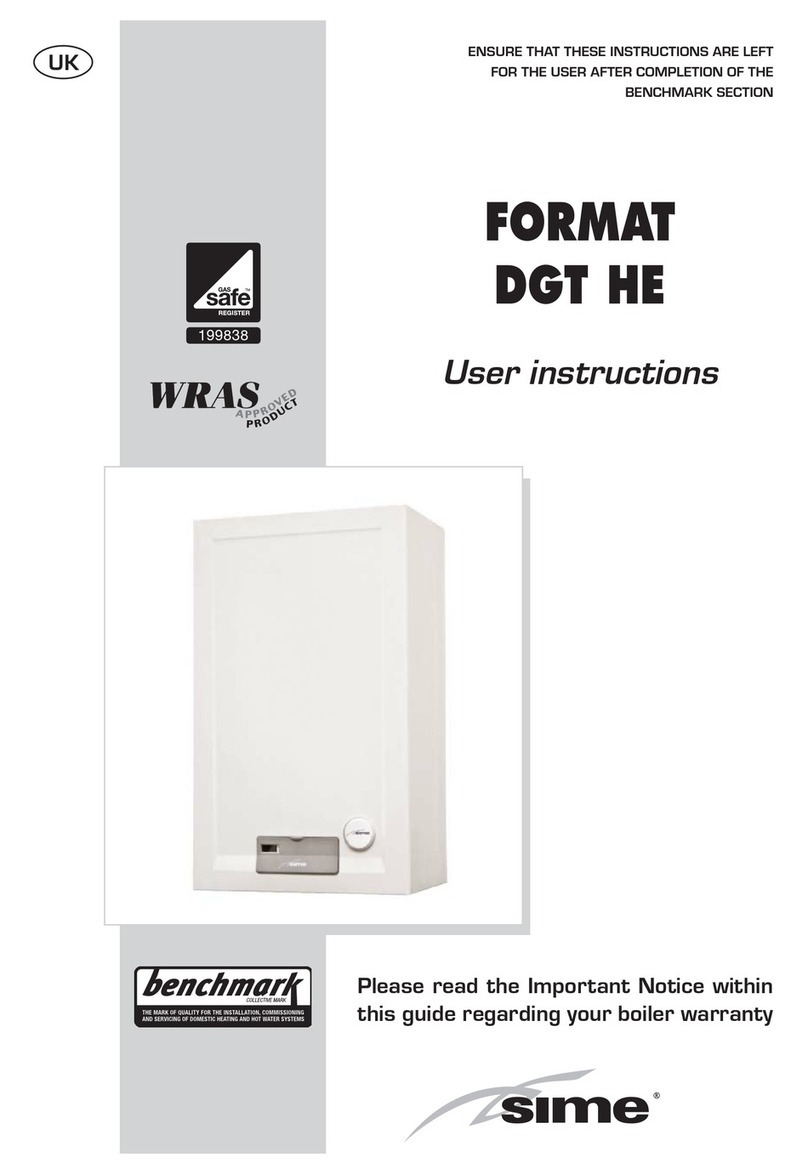 Sime FORMAT DGT HE User instructions