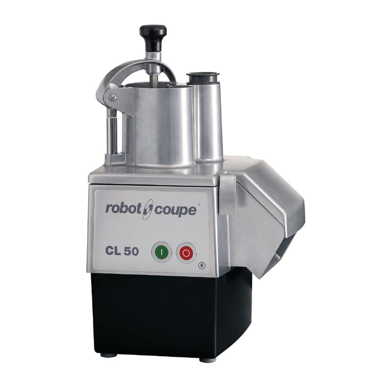 Robot Coupe CL50 Gourmet User manual
