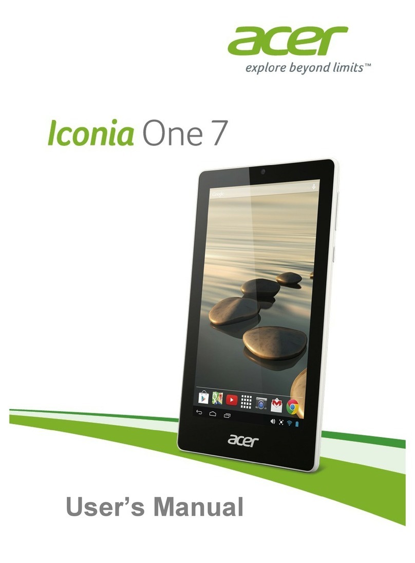 Acer Iconia One 7 user manual