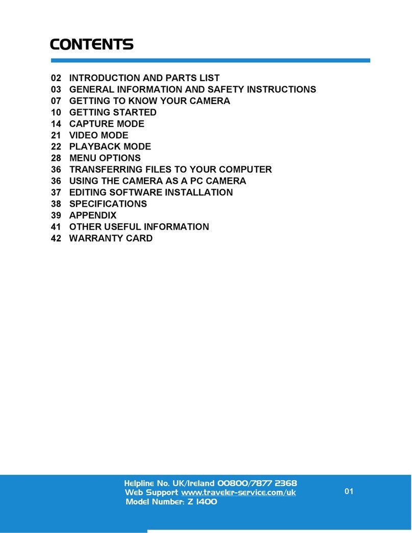 Traveler Z 1400 user manual