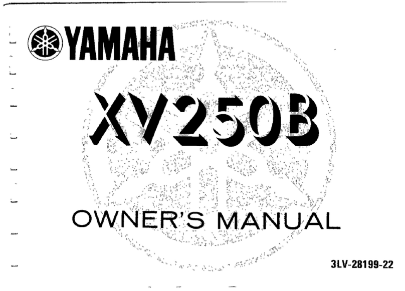 Yamaha 1991 XV250B User manual