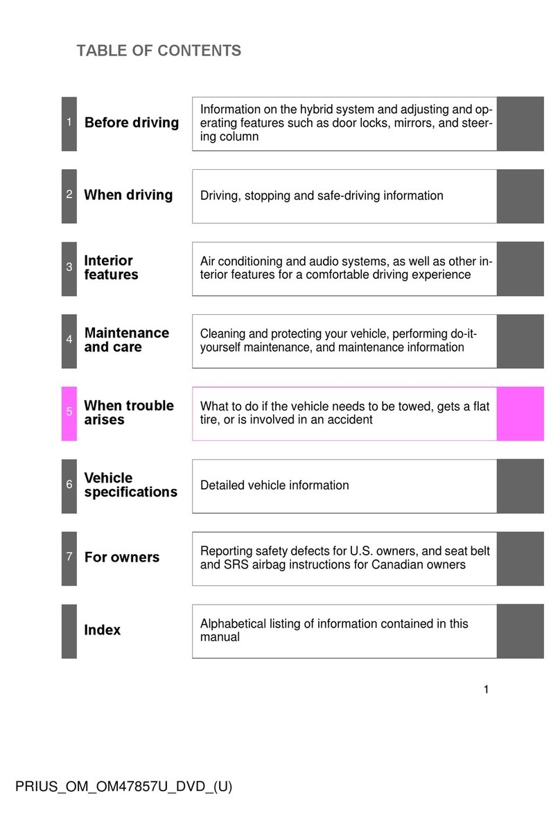Toyota 2014 Prius V manual