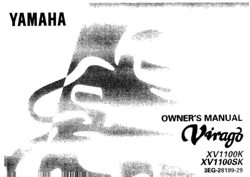 Yamaha 1998 Virago XV1100SK User manual