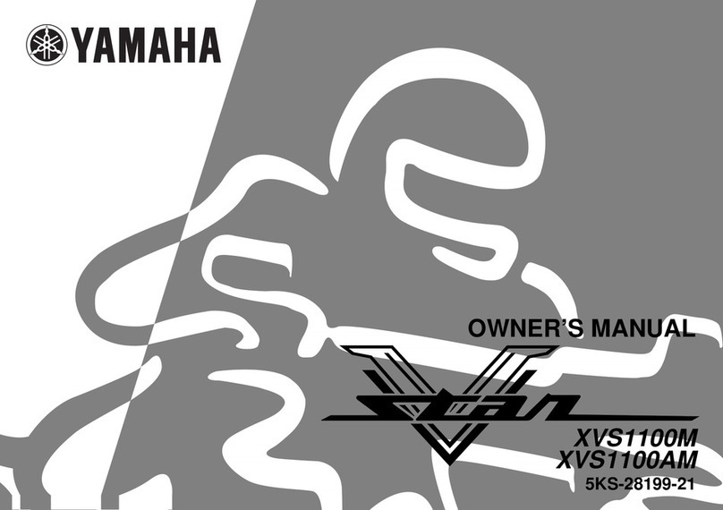 Yamaha 2001 V Star XVS1100AM owner's manual