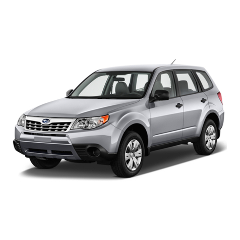 Subaru 2012 Forester owner's manual