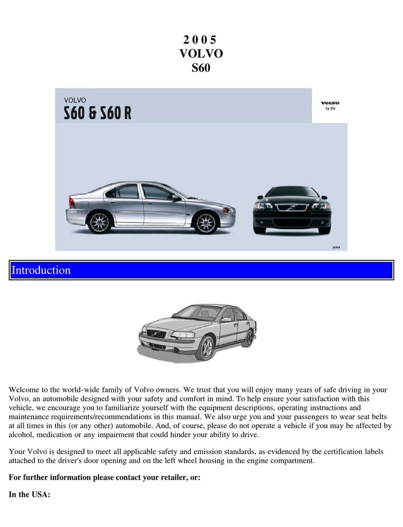 Volvo 2005 S60R User manual