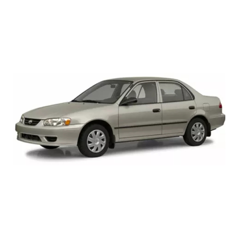 Toyota Corolla 2002 User manual