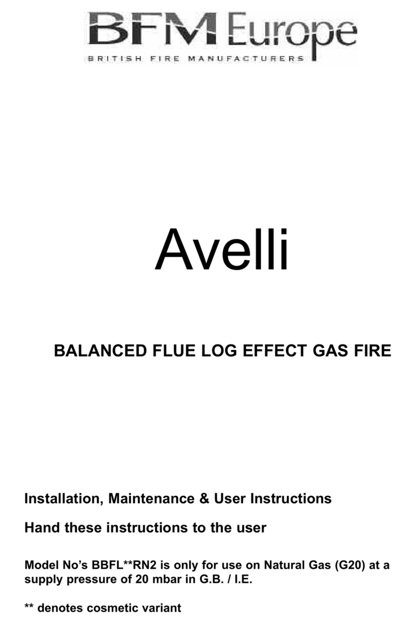 BFM Europe Avelli Installation, maintenance & user instructions